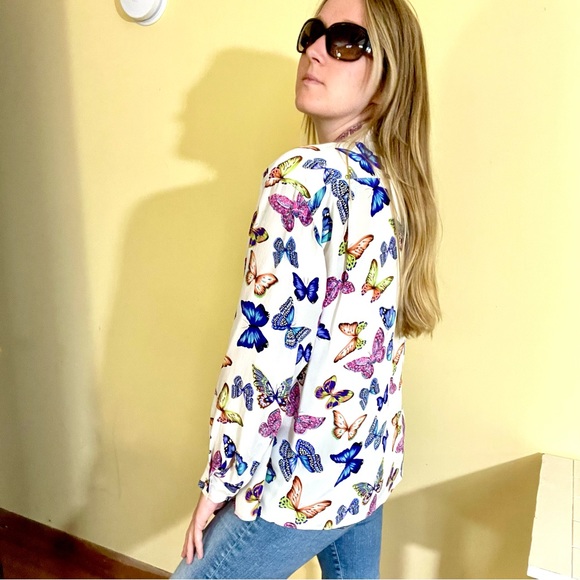 Silk butterfly top - Picture 4 of 6